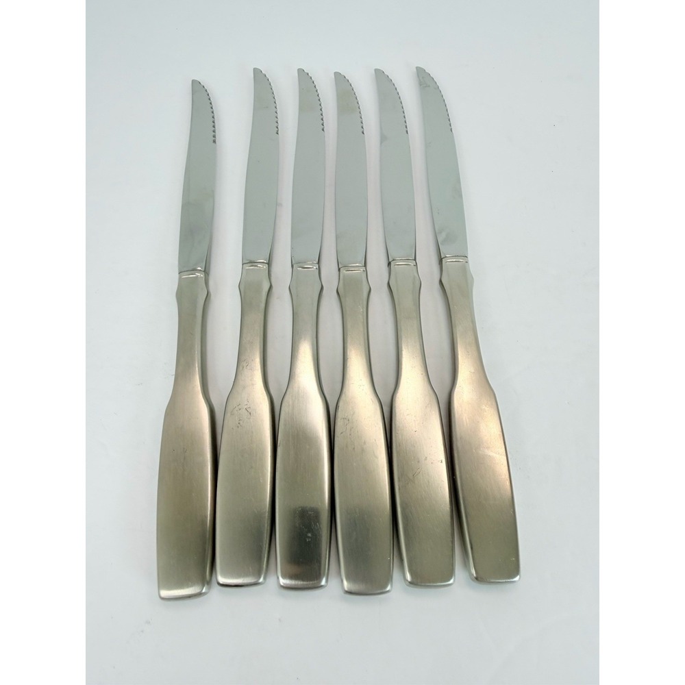 Oneida PAUL REVERE Hollow Handle 9" Steak Knives Set Of 6 Stainless Replacement.
